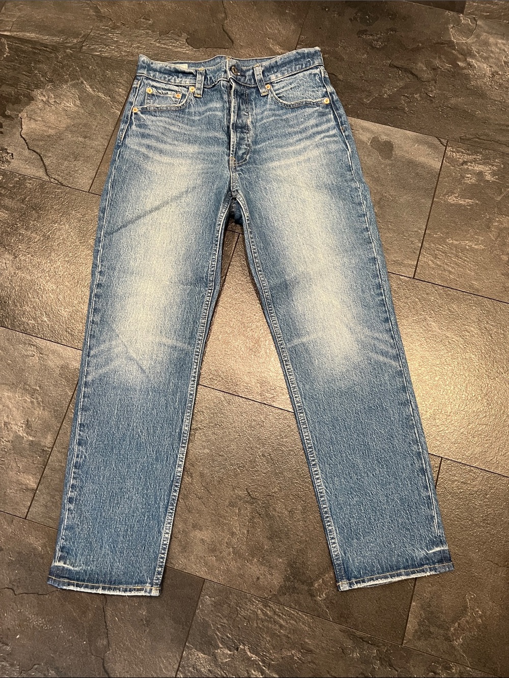 Gap cheeky straight high rise  Light Wash Jeans